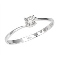 Anello Bliss Donna in Oro bianco Diamante 0.06 Ct 20063964-13 - 20063964-13